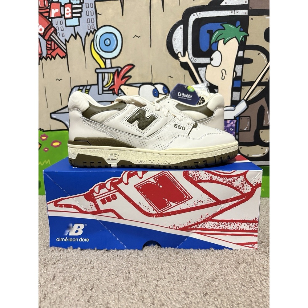 Size 8.5 - New Balance 550 Aimé Leon Dore ALD Olive ✅FAST SHIPPING✅